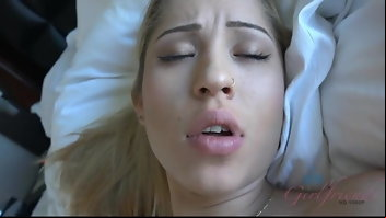 Creampie POV Footjob 