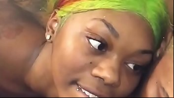 Jamaican Cumshot Facial Lesbian 